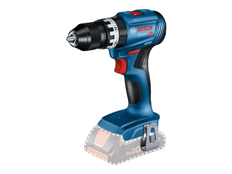 Bosch GSB 18V-45 Professional - Drill/driver - trådløs - 2 hastigheter - nøkkelfri borhylse 13 mm - 45 N·m - uten batteri - 18 V - SOLO