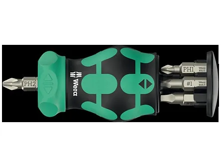 Wera Kraftform Kompakt Stubby magasin RA 4, 60 mm, 115 mm, 40 mm, 180 g, 6 stk