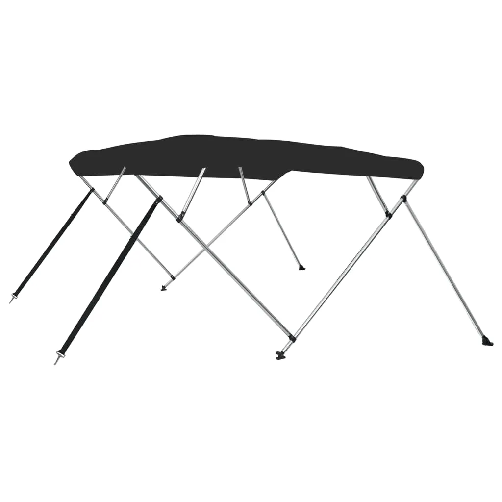 vidaXL Biminitopp 4-buet svart 243x244x137 cm
