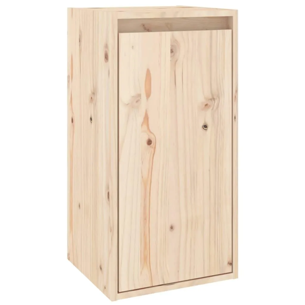 vidaXL Veggskap 30x30x60 cm heltre furu