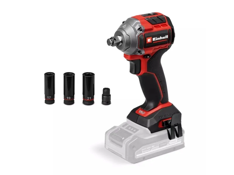 Einhell TP-CW 18/260-C, Slagtrekker, Pistolhåndtak, 1/2", Rød, Børsteløs, 2700 RPM - SOLO