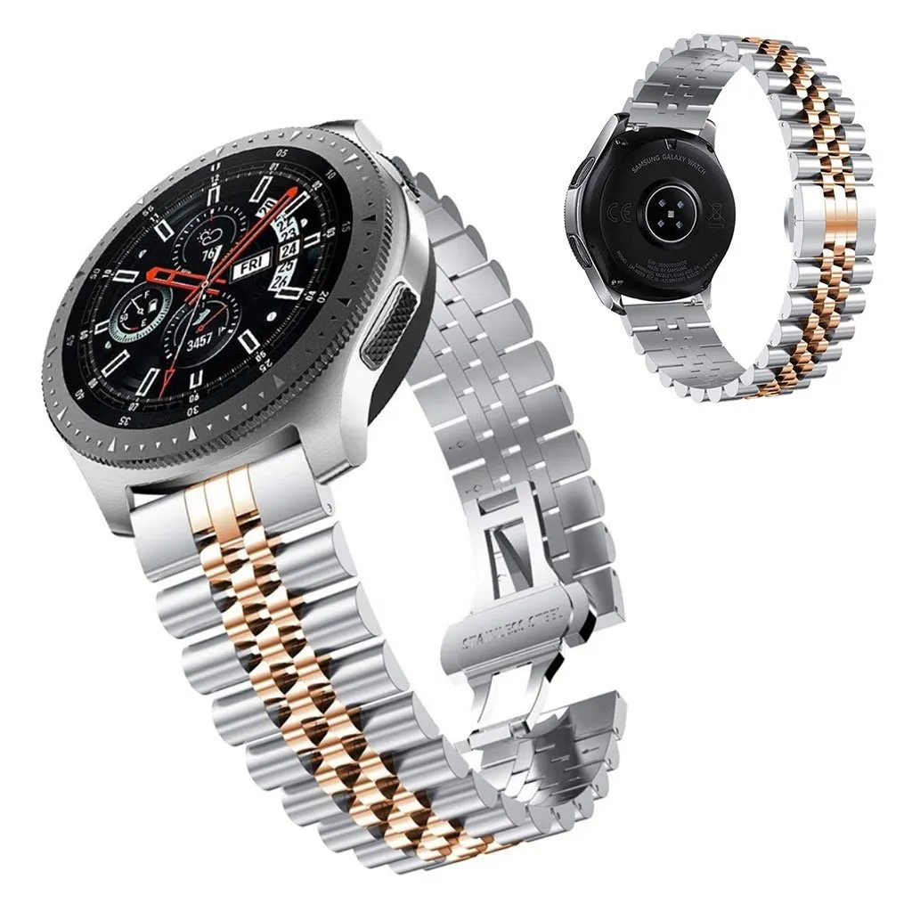 Huawei Watch GT 2 Pro urrem i rustfritt stål - Sølv / Rose Gull