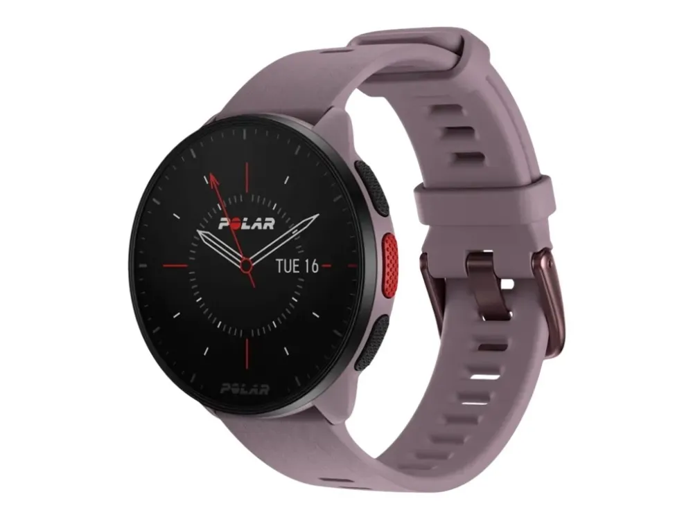 Polar Pacer - Smartklokke med bånd - silikon - båndbredde: S/L - display 1.2" - 32 MB - Bluetooth - 40 g - purple dusk