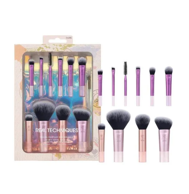 Real Techniques Travel Fantasy Mini Brush Kit Makeup Brushes for Eyeshadow