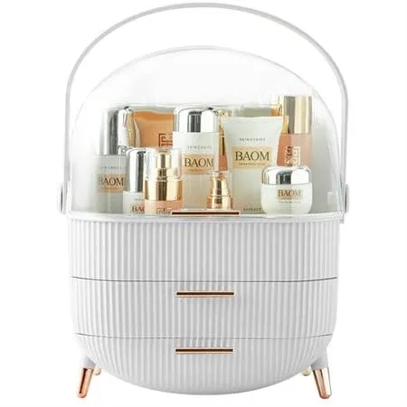 UNIQ Retro Sminkeboks Organiser - Hvit