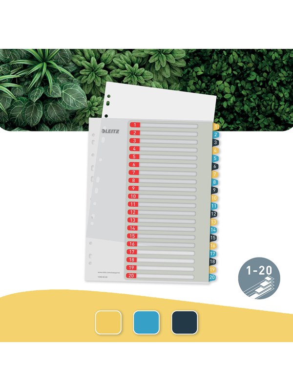 Leitz  Cosy 1-20 register for PC utskrift, PP