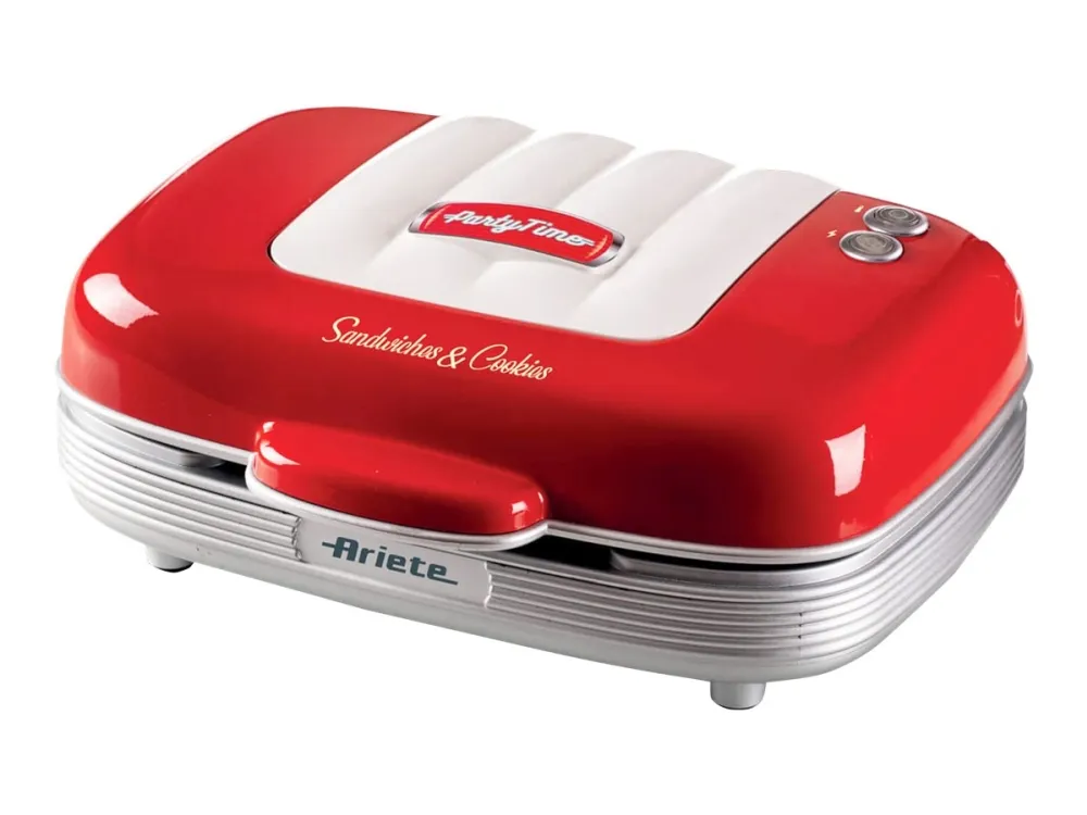 Ariete 1950 edition 1972 - Smørbrød/smultring/muffins-maskin - 700 W - rød