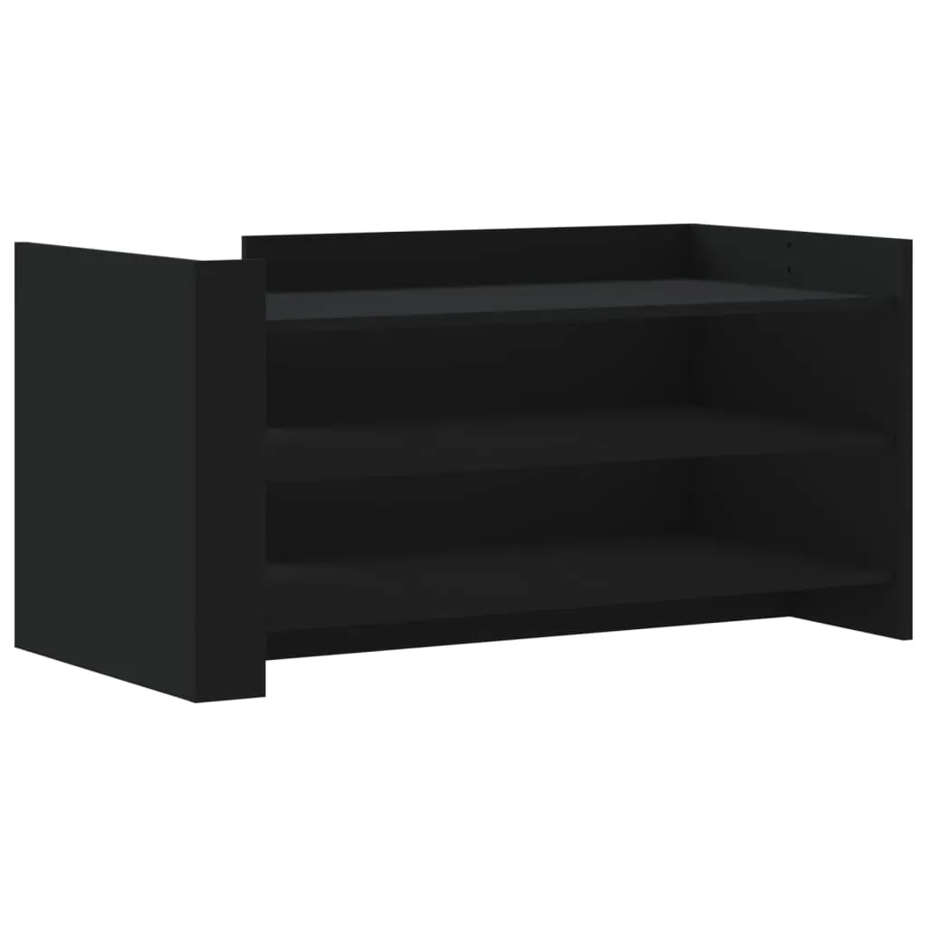 vidaXL Salongbord svart 100x50x50 cm konstruert tre