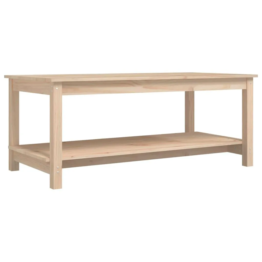 vidaXL Salongbord 110x55x45 cm heltre furu