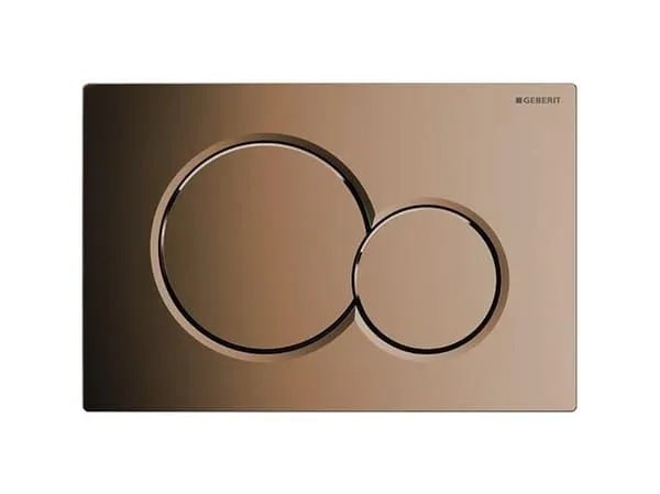 Geberit Sigma 01 betjeningsplade i messing