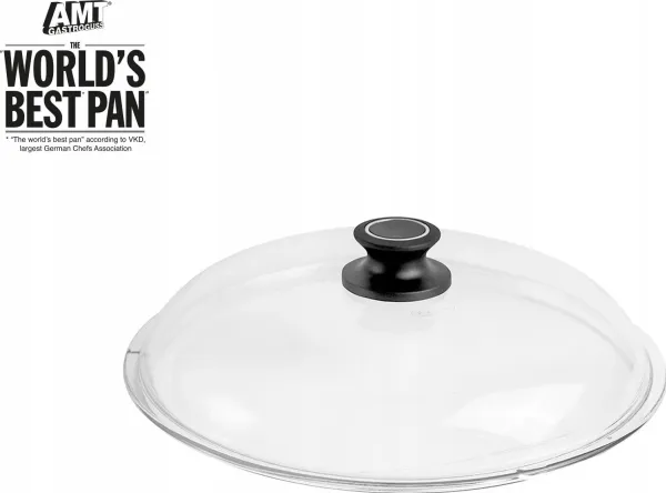 AMT Gastroguss stekepanne med glasslokk og håndtak 32 cm