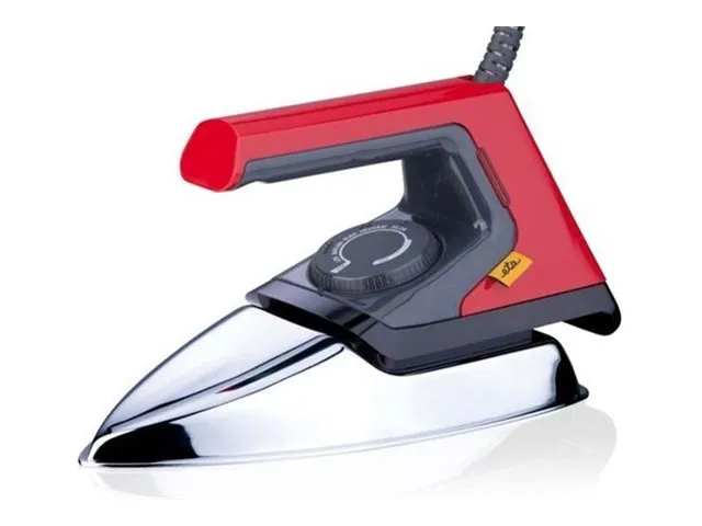 ETA 7246 90000 - Tørt strykejern - såleplate: rustfritt stål - 1000 W - retro red/black