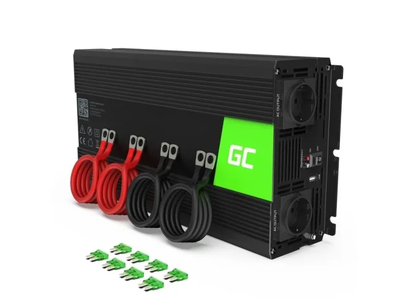 Green Cell INV12, Universell, Automatisk, 12 V, 3000 W, 230 V, DC-to-AC