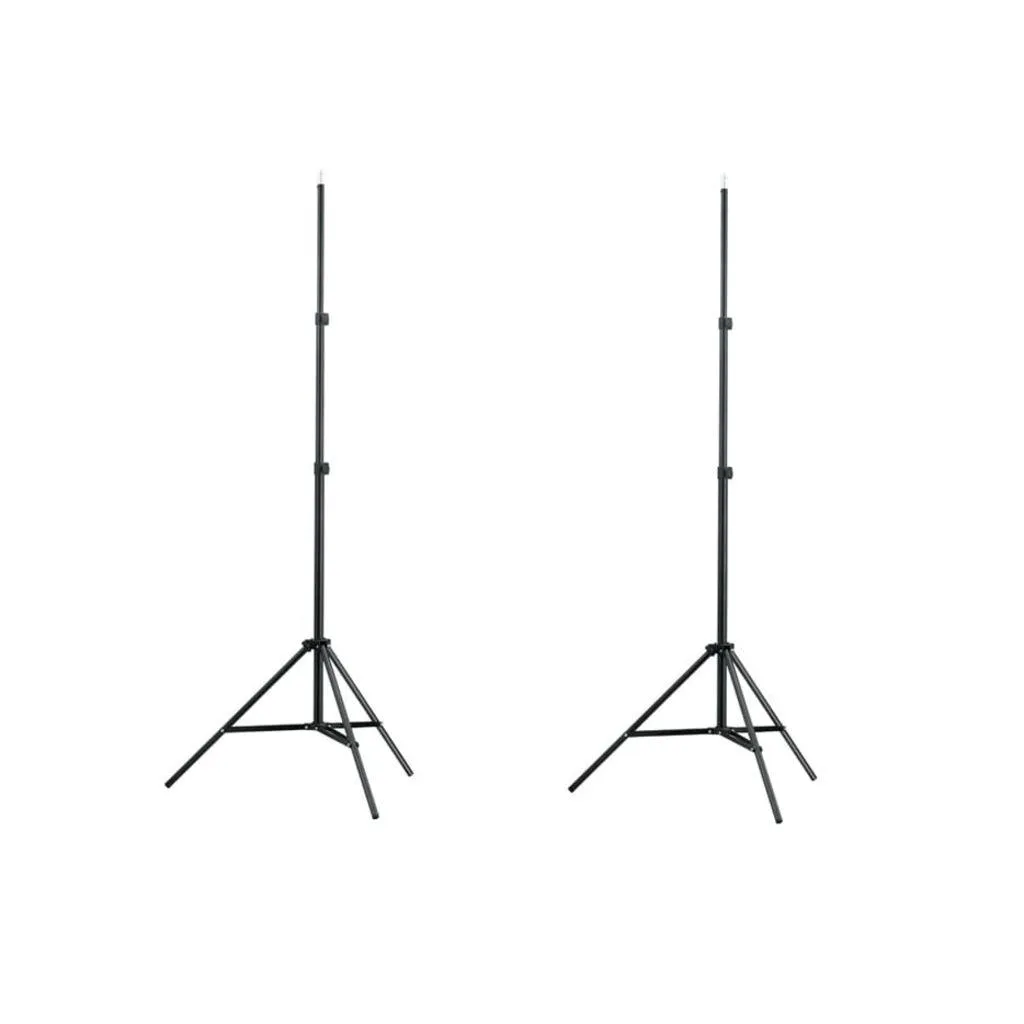 vidaXL Lysstativ 2 stk høyde 78-210 cm