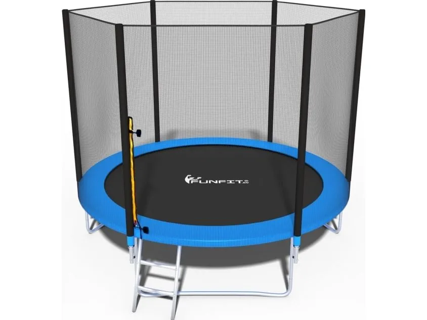 Hoppetau/Trampolin Funfit 841 med utvendig nett 8,5 FT 252 cm