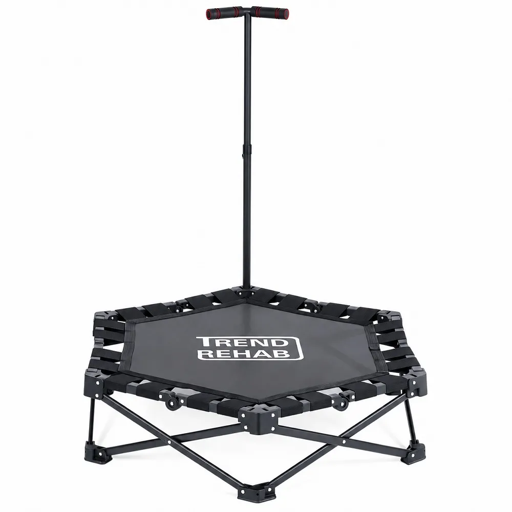 Sammenleggbar trampoline 106 cm med håndtak