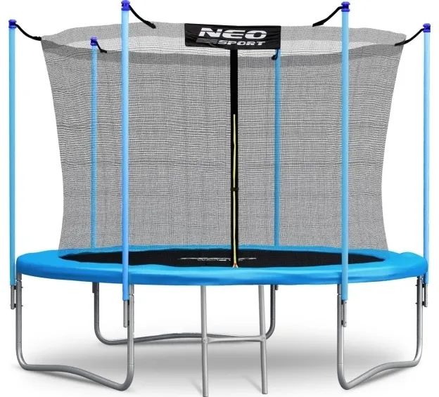 6 pedu / 183 cm hage-trampoline med indre nett og Neo-Sport rammer