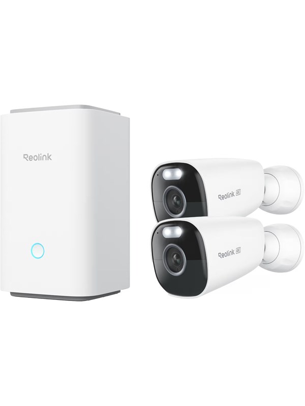 REOLINK Hub with 2x Argus Eco Ultra 4K | 8MP |  Battery | IP66