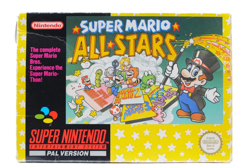 Super Mario All-Stars - Supernintendo/SNES - PAL/SCN/EUR (BRUKT VARE)