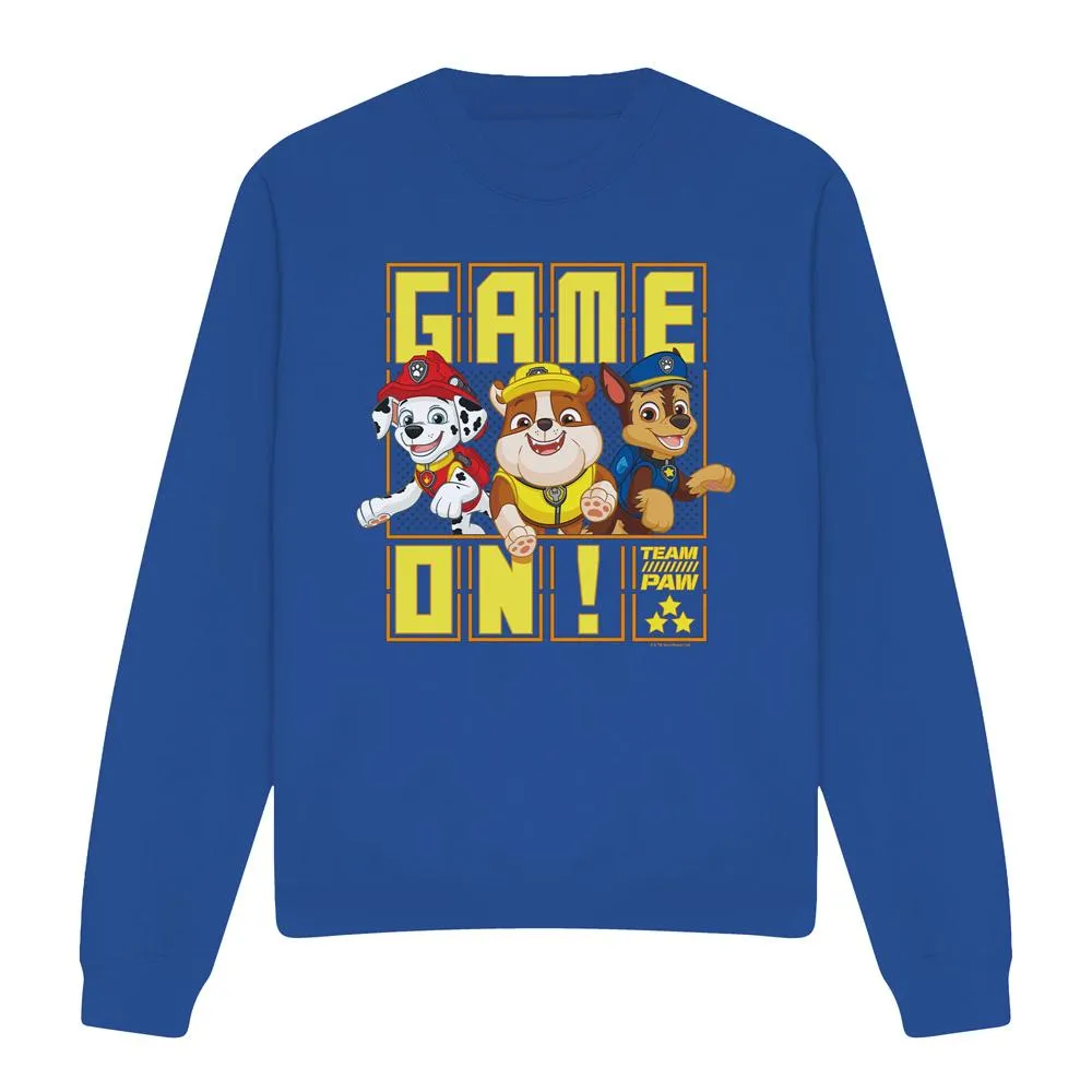 Paw Patrol Unisex Adult Game On Team Paw Sweatshirt