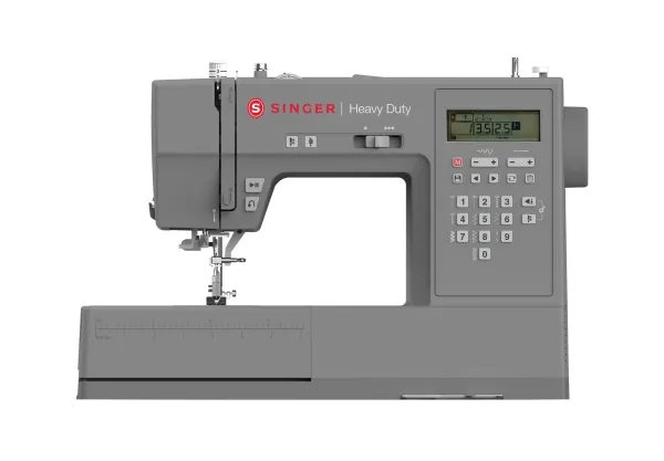 SINGER HD6705C, Grå, Semi-automatisk symaskin, Sying, LED, Knapper, Elektrisk