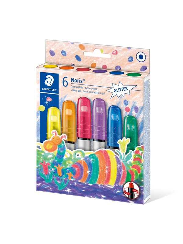 Staedtler Gel crayon Noris glitter 6pcs. box