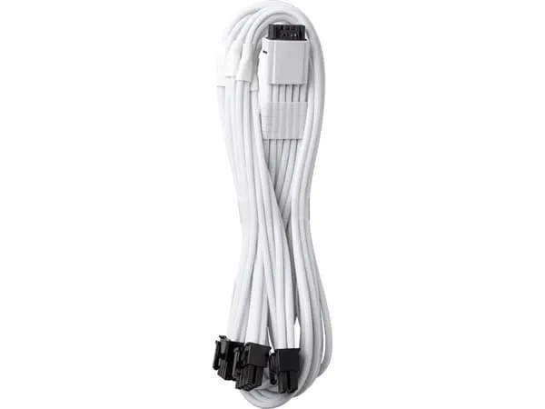 CableMod RT-Series Pro ModMesh 12VHPWR til 3x PCI-e-kabel for ASUS/Seasonic - 60 cm, hvit