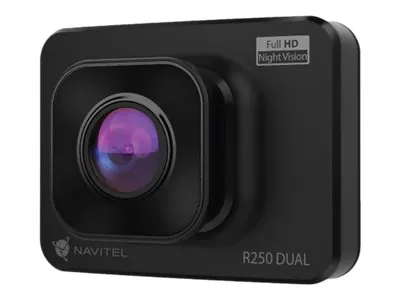 NAVITEL R250 Dual - Instrumentbordkamera - 1080 p / 30 fps - 2.0 MP - G-Sensor - svart