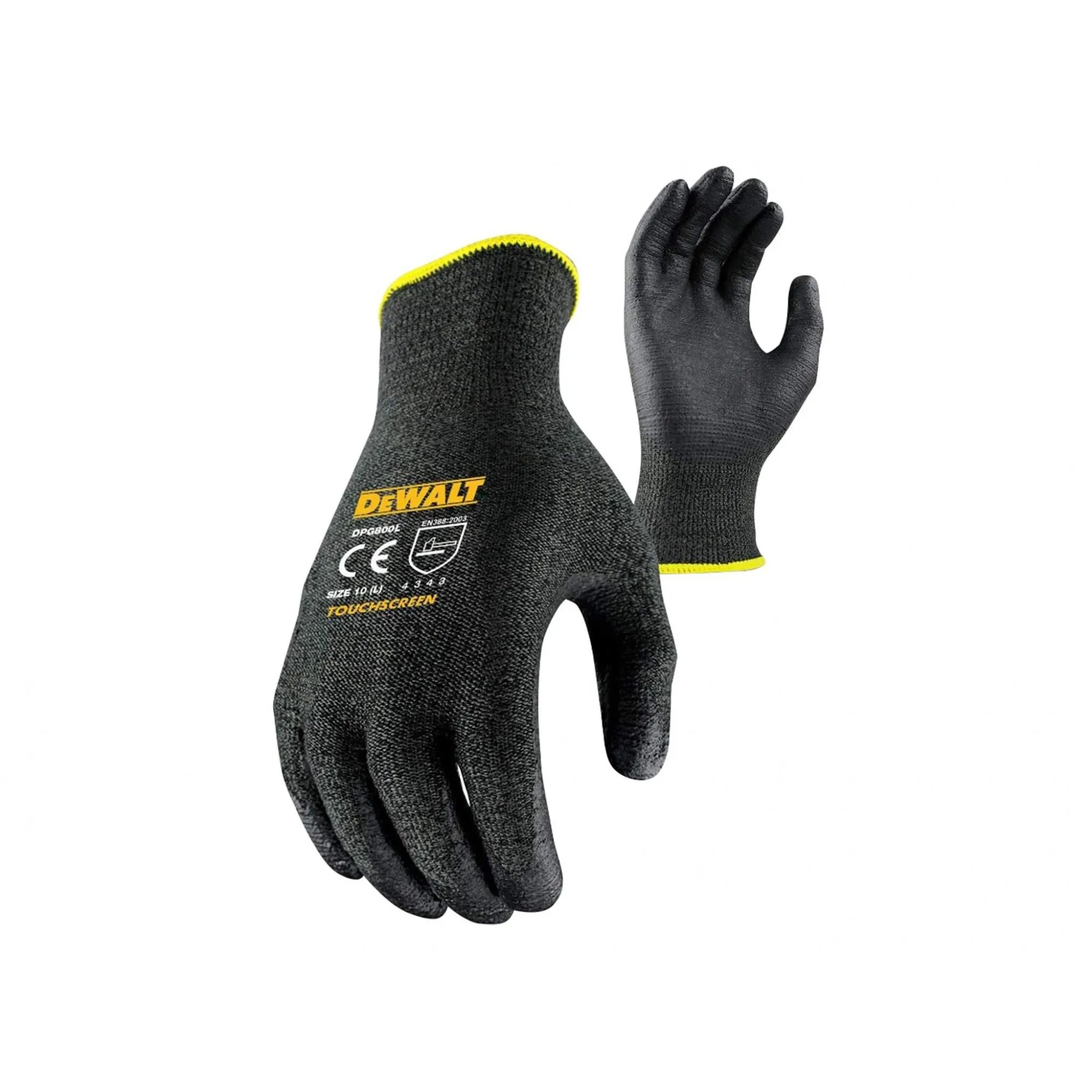 Dewalt Power Tools Dpg800l Touchscreen Cut Gloves