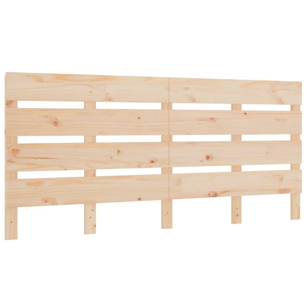 vidaXL Sengegavl 160x3x80 cm heltre furu