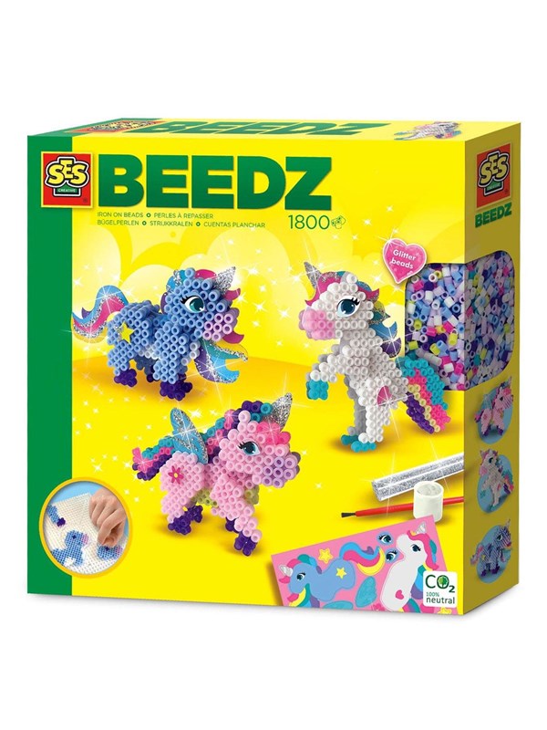 SES Creative Iron-on Bead Set - Unicorns