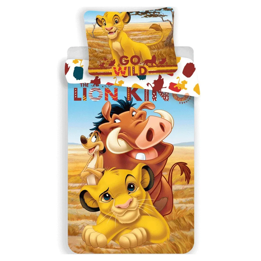 Disney Løvenes Konge Pride Lands Trio sengesett 140x200 cm, 70x90 cm