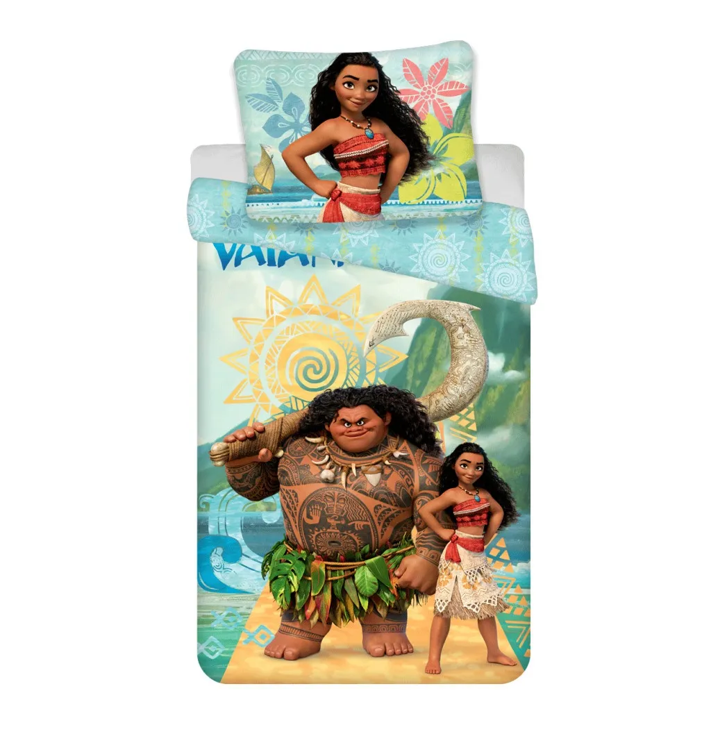 Disney Vaiana eventyrsengesett 140×200 cm, 70×90 cm
