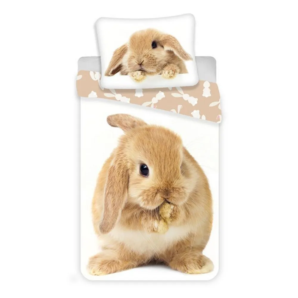 Cotton Bunny Duvet Cover Set