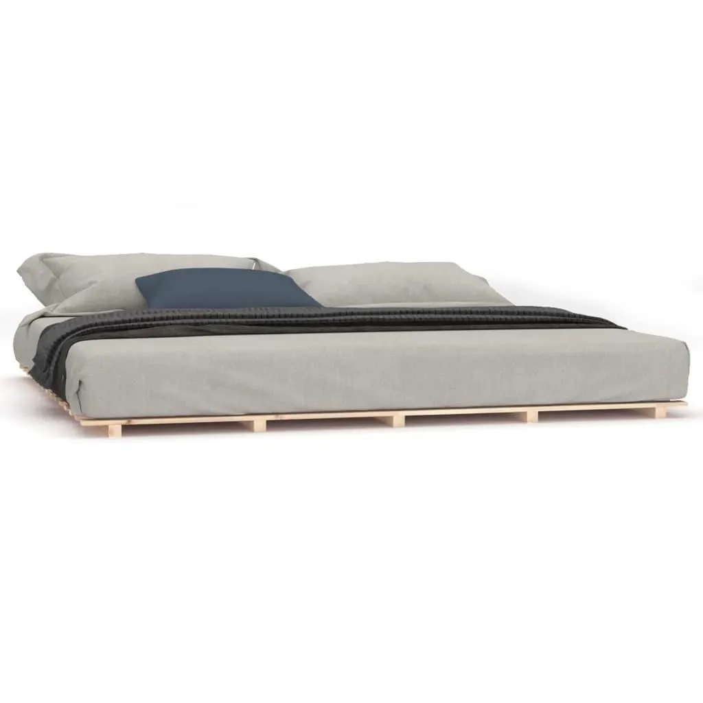 vidaXL Sengeramme 180x200 cm heltre furu