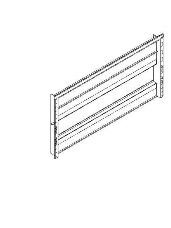 Eaton Escutcheon plate 3x1m set