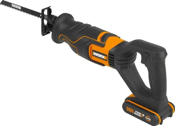 Worx batteridrevet stikksag WX500.9; 20 V (uten batteri og lader)
