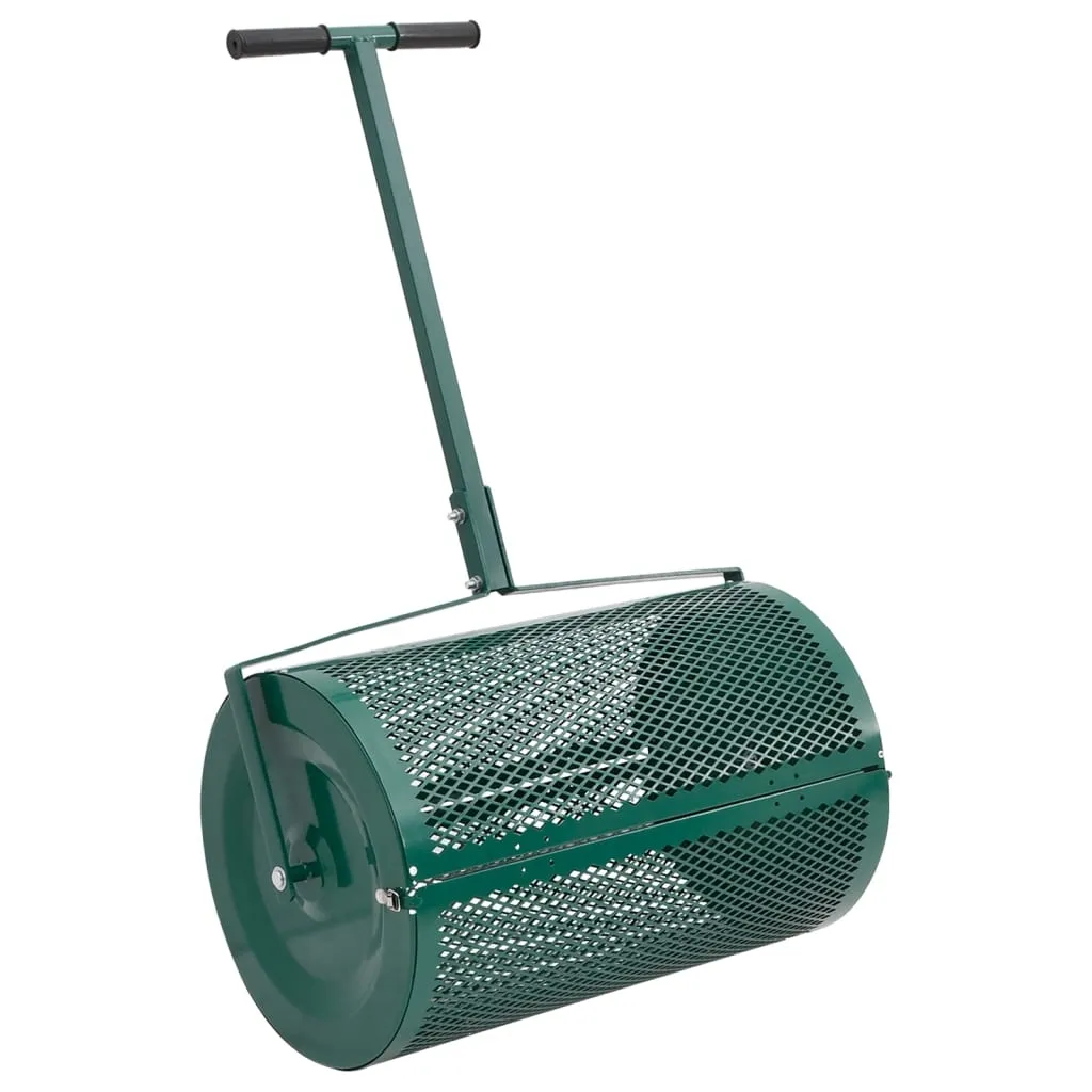vidaXL Kompostspreder 75L grønn Ø40x60 cm stål
