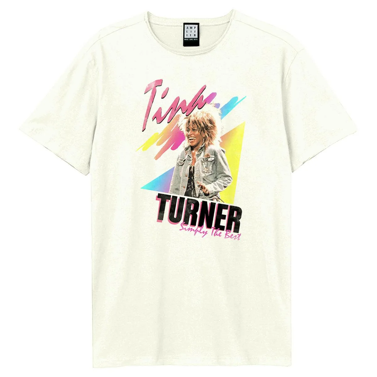 Amplified Unisex Adult The Best 80´s Tina Turner T-Shirt