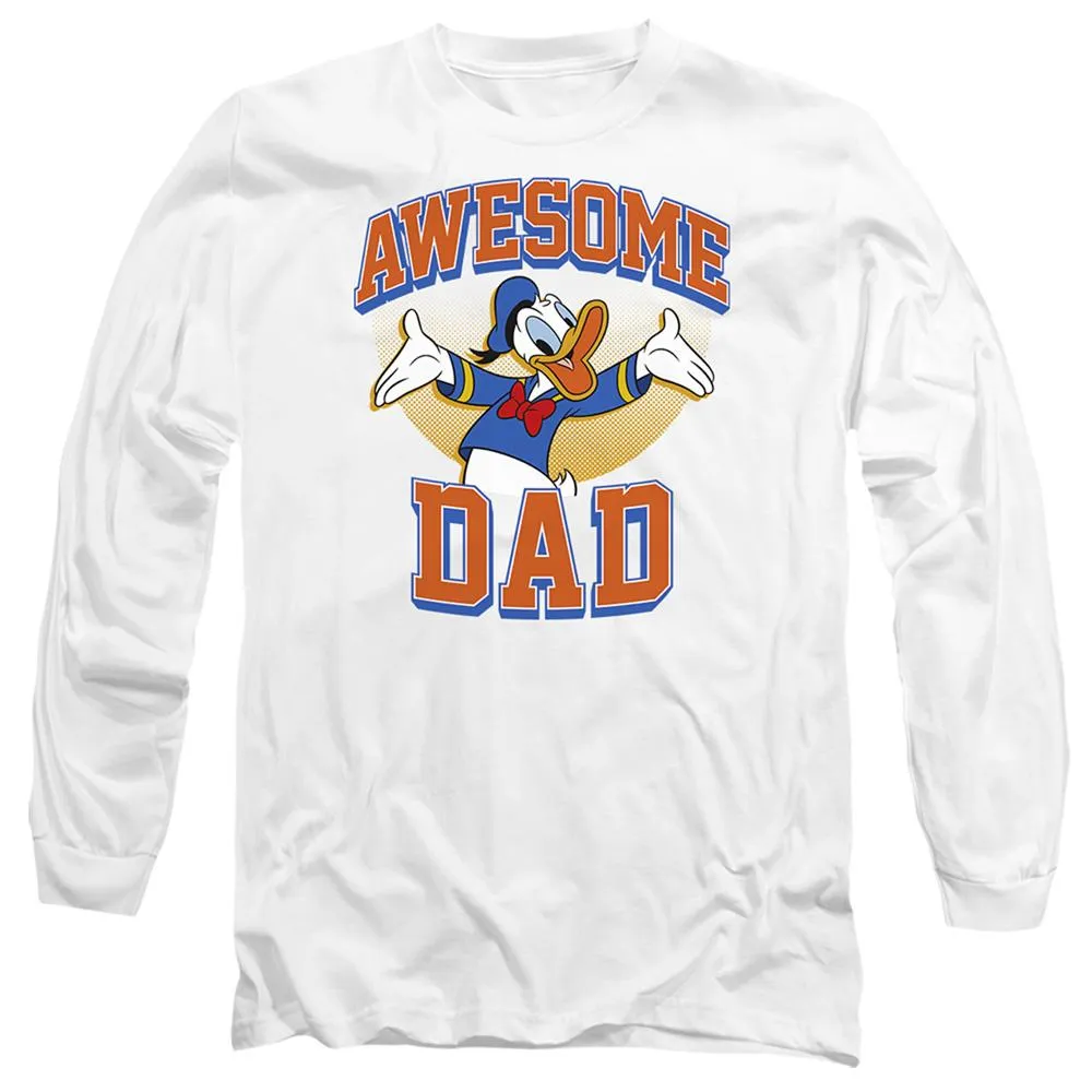 Disney Unisex Adult Awesome Dad Donald Duck T-Shirt
