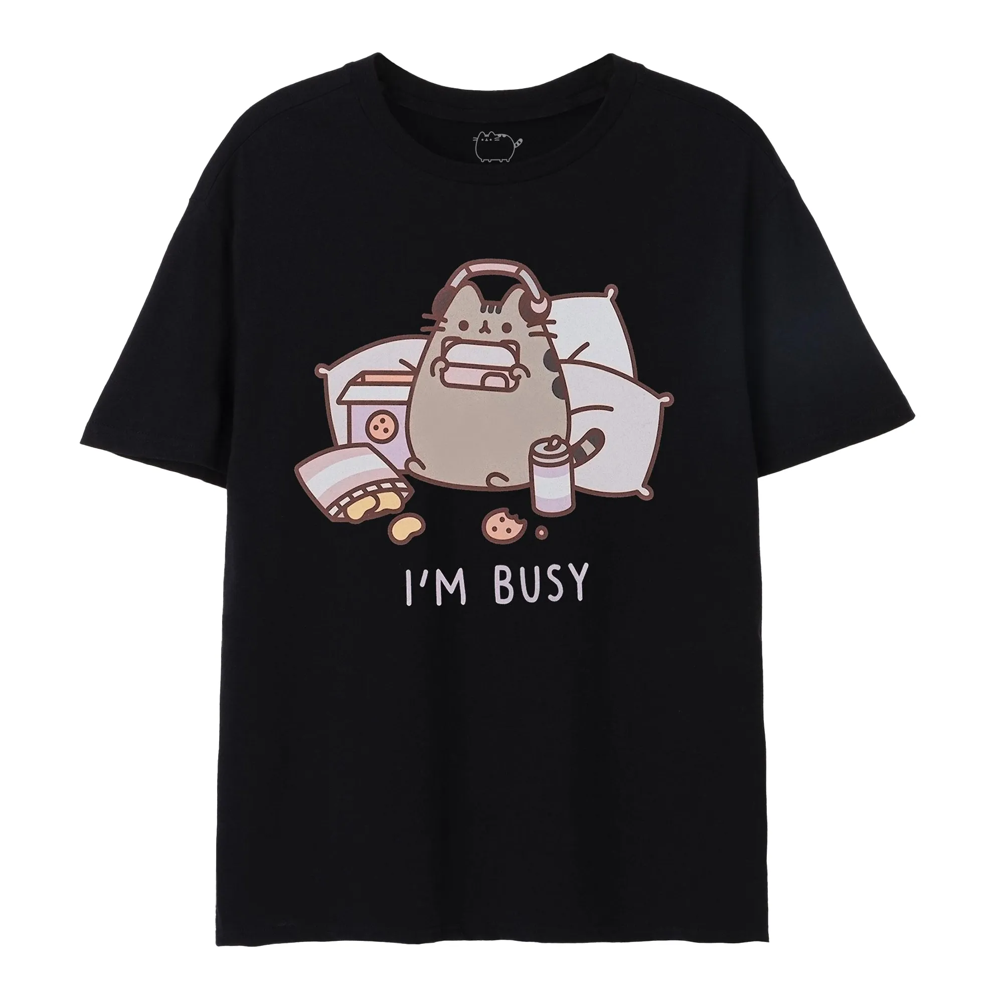Pusheen Unisex Adult I´m Busy Short-Sleeved T-Shirt