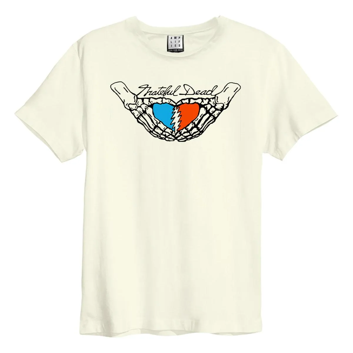Amplified Unisex Adult Heart Shaped Grateful Dead T-Shirt