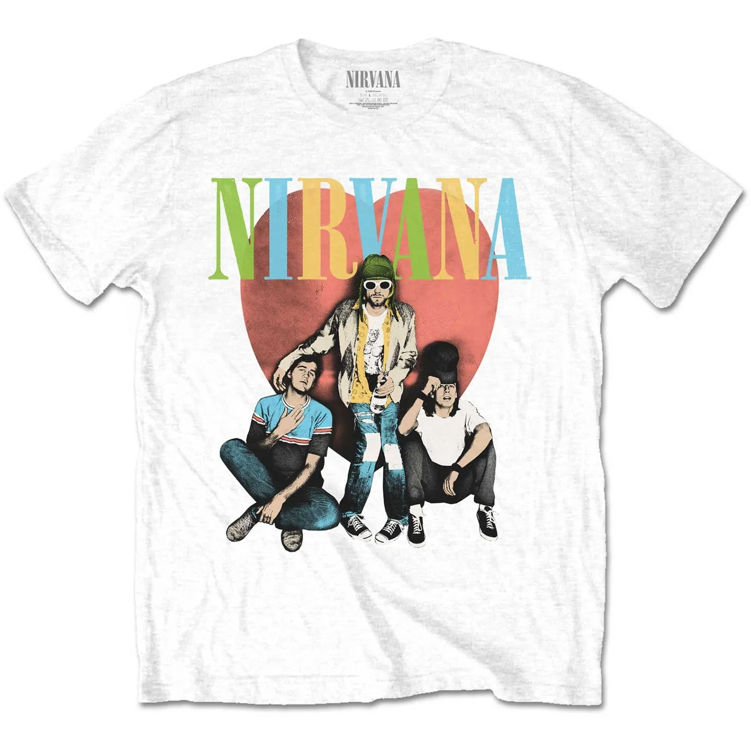 Nirvana Unisex T-skjorte: Trapperlue (Stor)