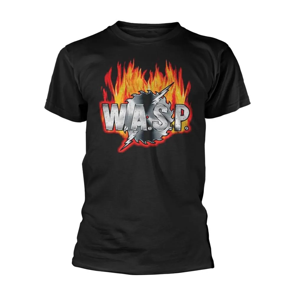 W.A.S.P Unisex Adult Sawblade Logo T-Shirt