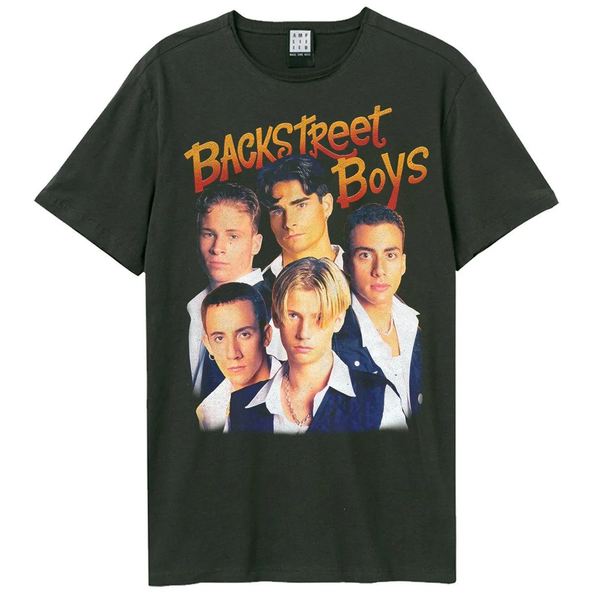 Amplified Unisex Adult Early Days Backstreet Boys T-Shirt