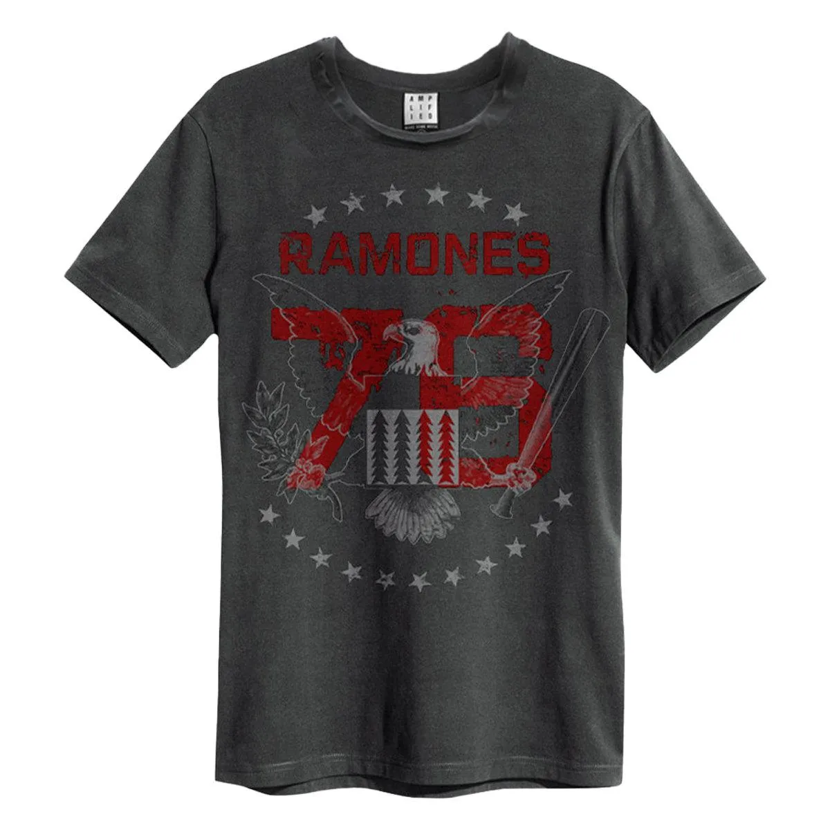 Amplified Unisex Adult 1976 Ramones T-Shirt