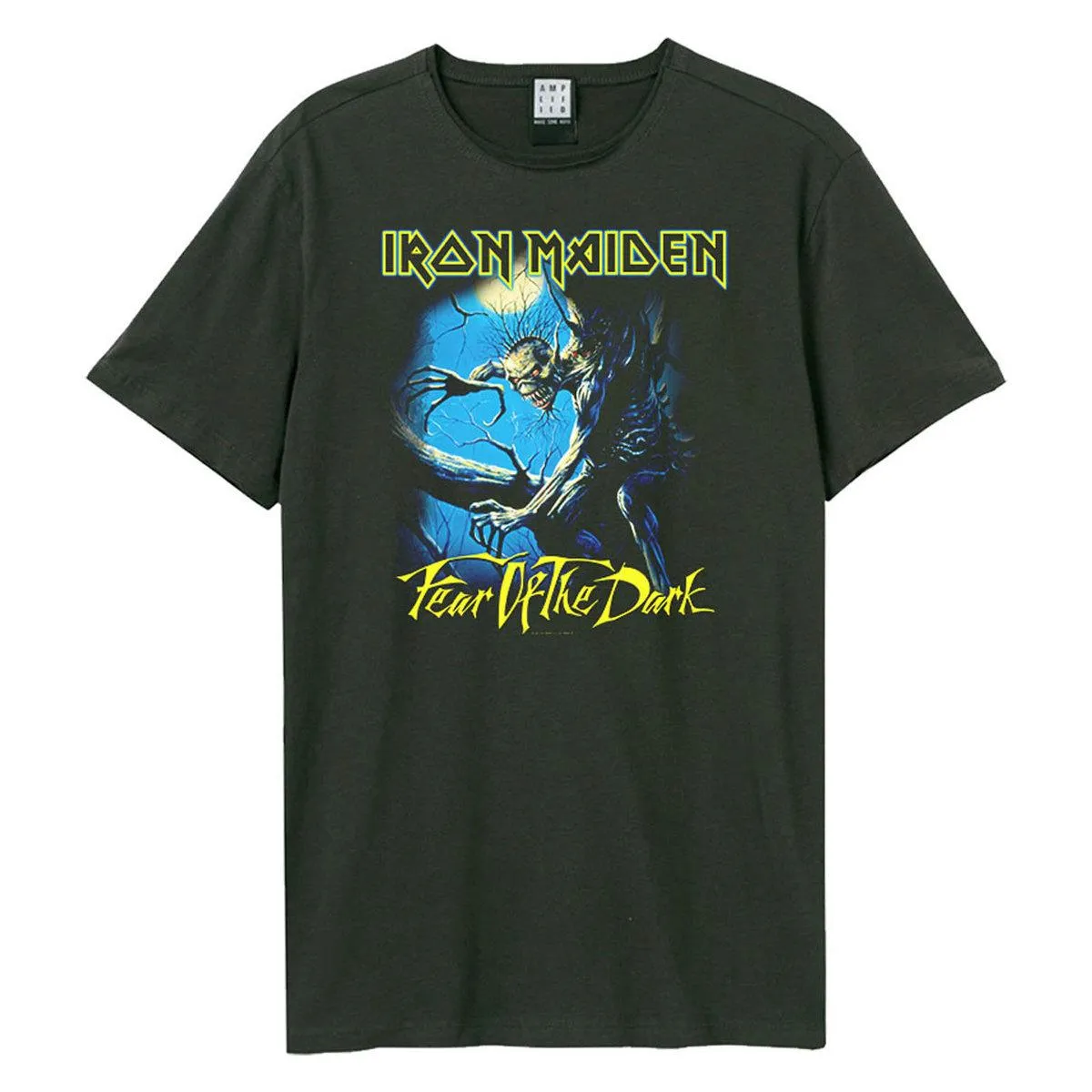 Amplified Unisex Adult Fear Of The Dark Iron Maiden T-Shirt