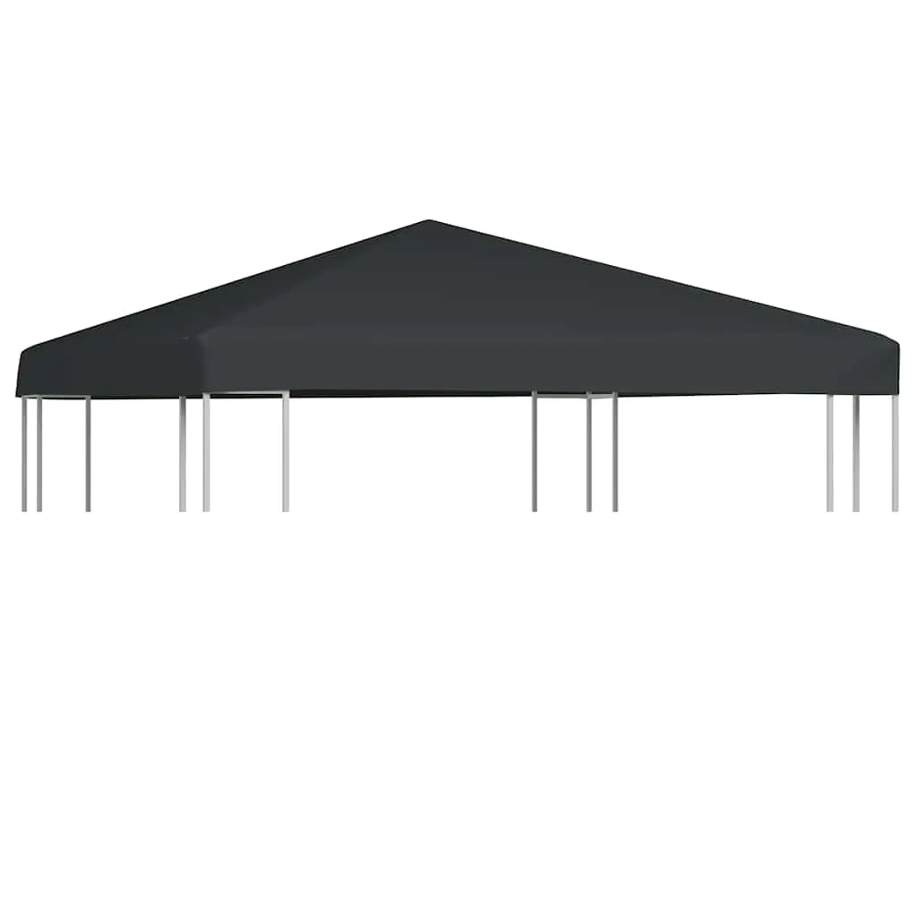 vidaXL Toppduk til paviljong 310 g/m² 3x3 m grå