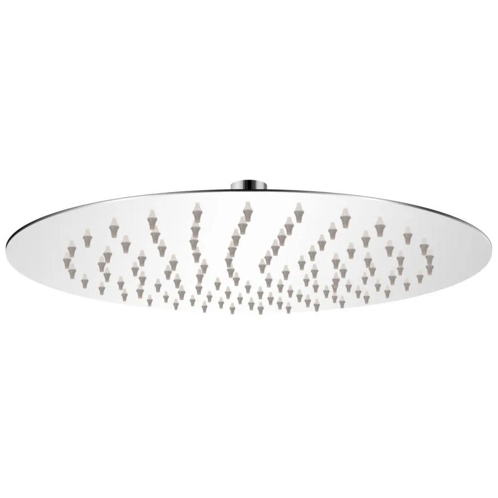 vidaXL Regndusjhode Rustfritt Stål 25 cm Rund