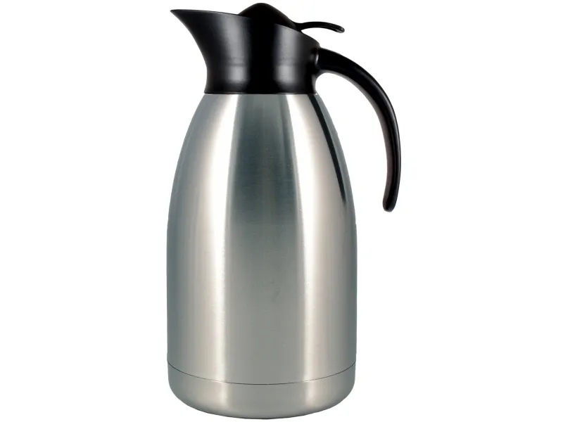 Ståltermoskanna 2,0l Borstad